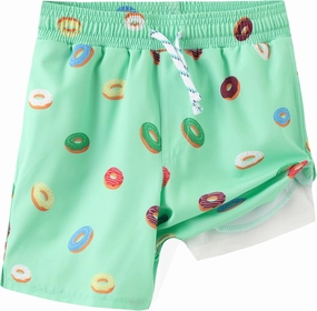 HODOSPORTS Boys Swim Trunks with Compression Liner Swimwear Bathing Suits Swim Shorts with Pockets