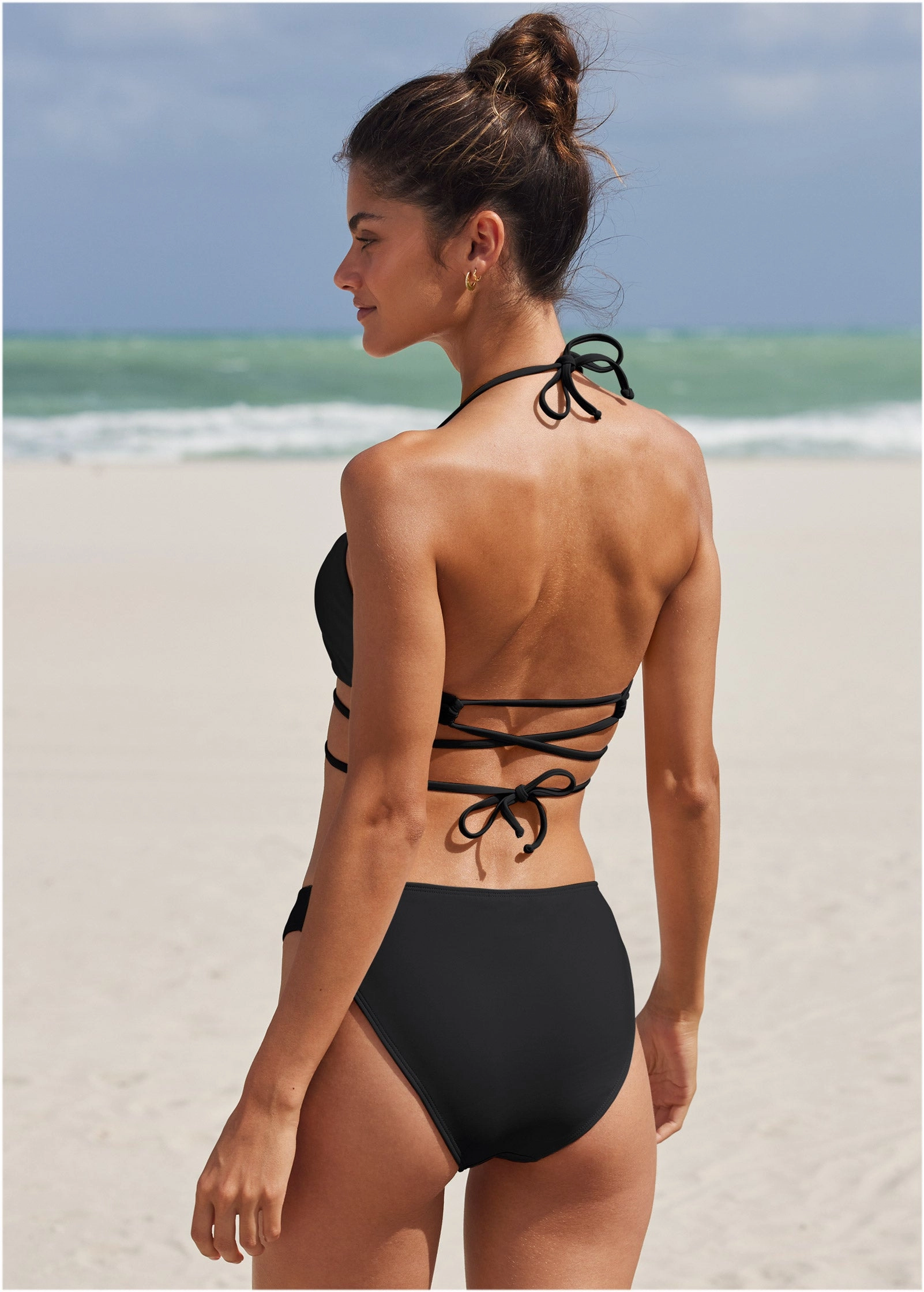 Honolulu Midi Bottom - Black Beauty