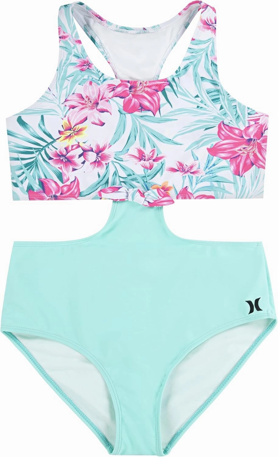 Hurley Girls' 1-Piece Cut Out Swim Suit