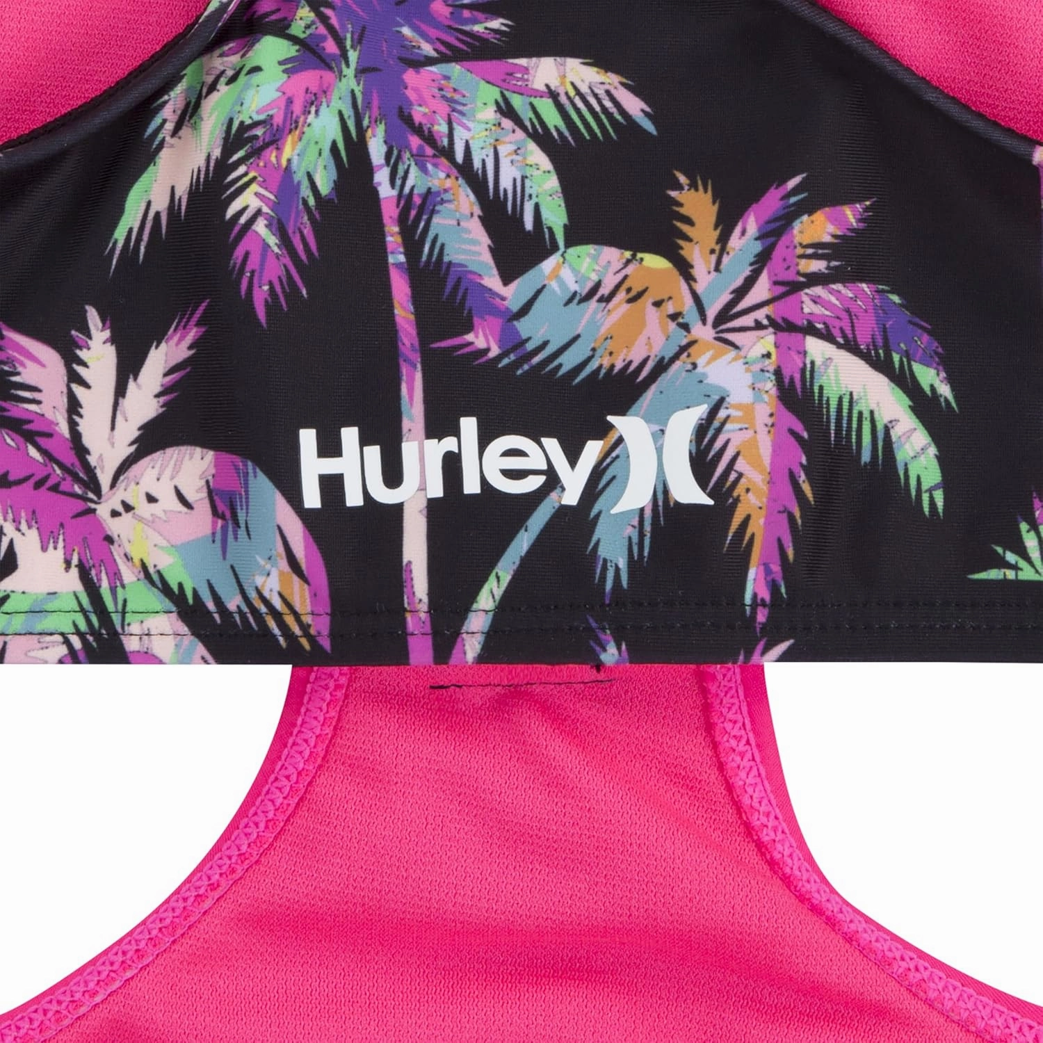Hurley Girls' 1-Piece Cut Out Swim Suit