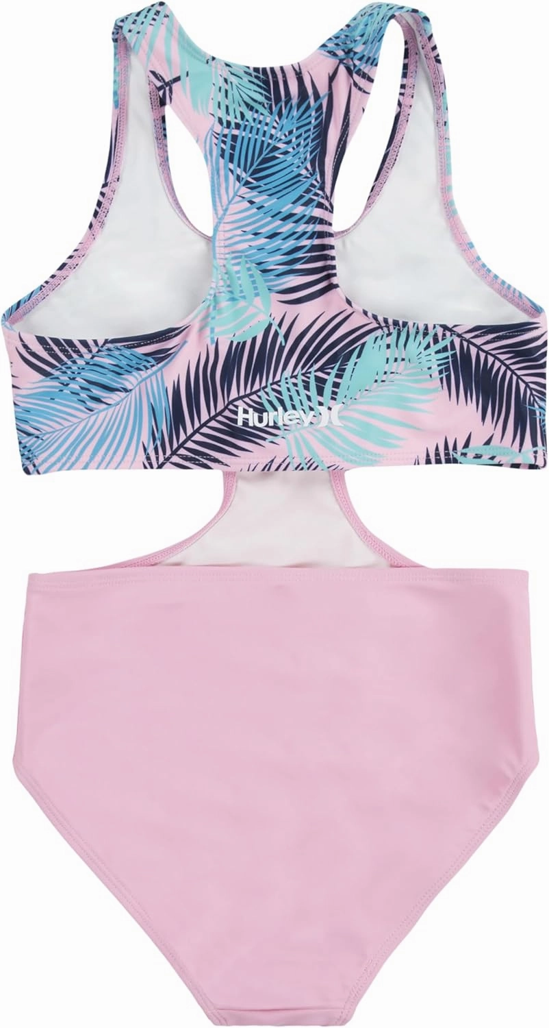 Hurley Girls' 1-Piece Cut Out Swim Suit
