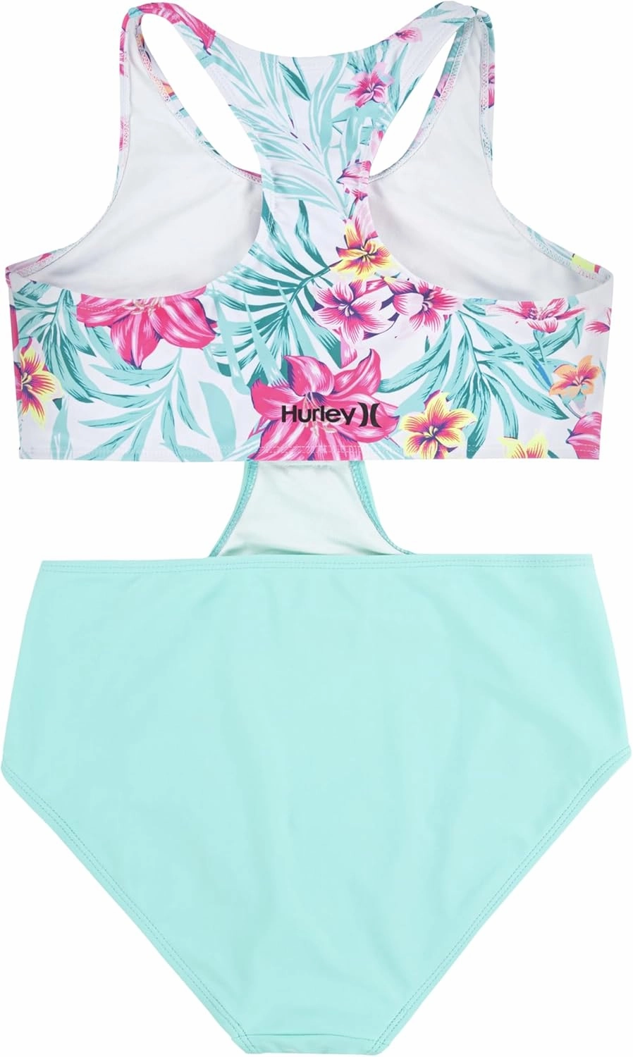 Hurley Girls' 1-Piece Cut Out Swim Suit