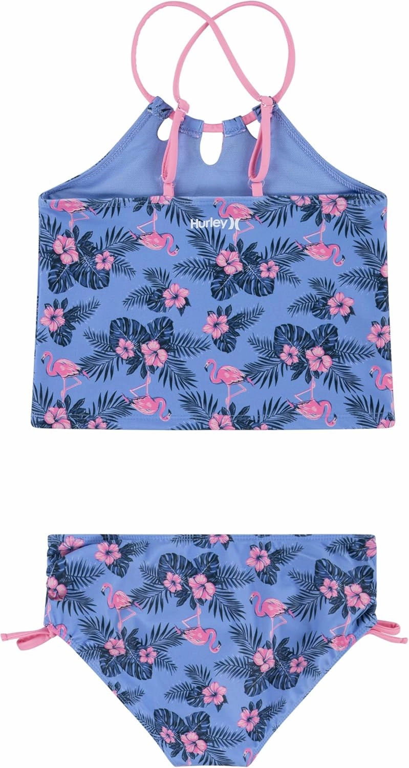 Hurley Girls' 2-Piece Tankini Swim Suit