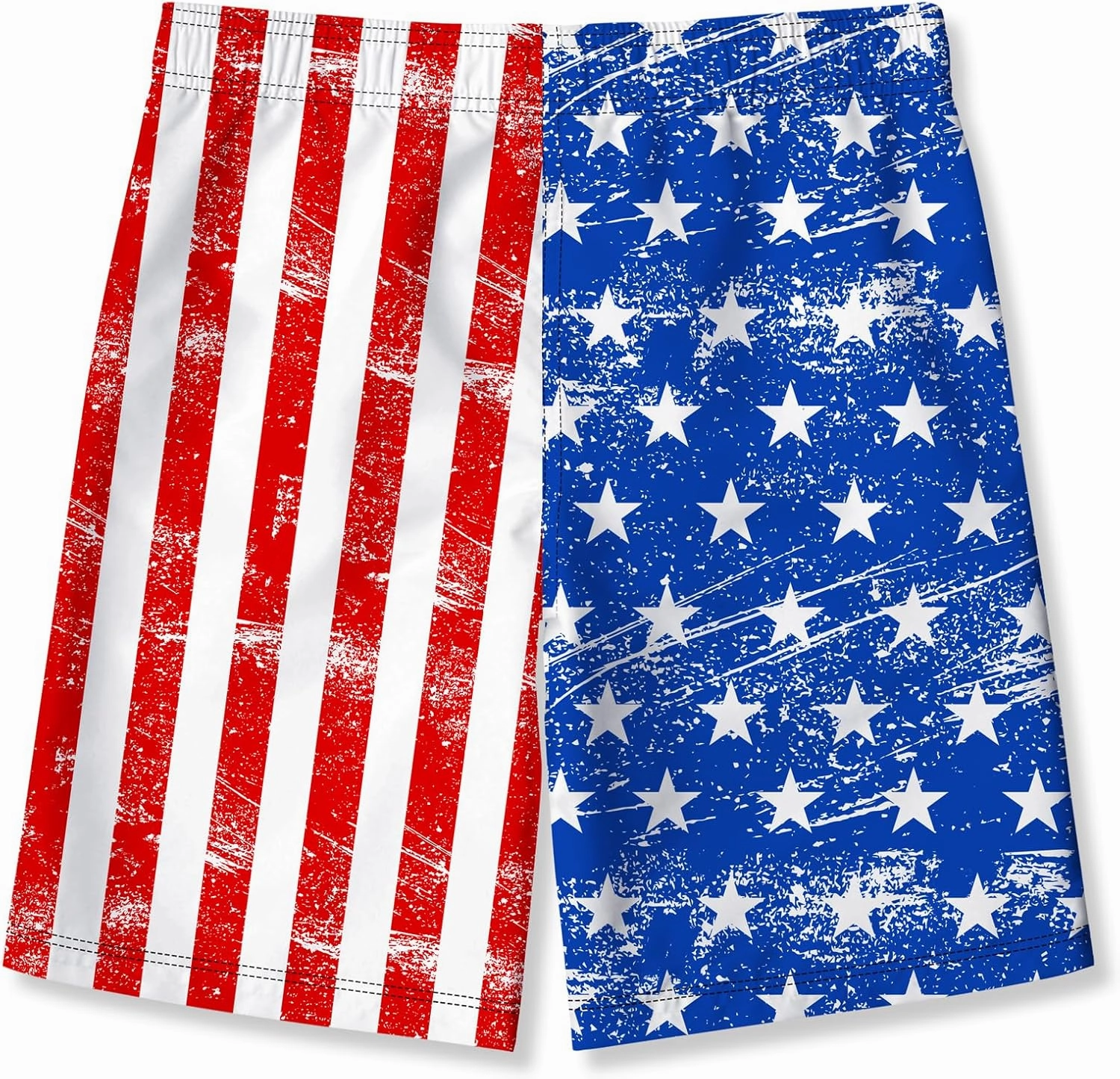 Idgreatim 5-16T Boys Swim Trunks with Compression Liner Summer Beach Quick Dry Swimsuit Bathing Suit