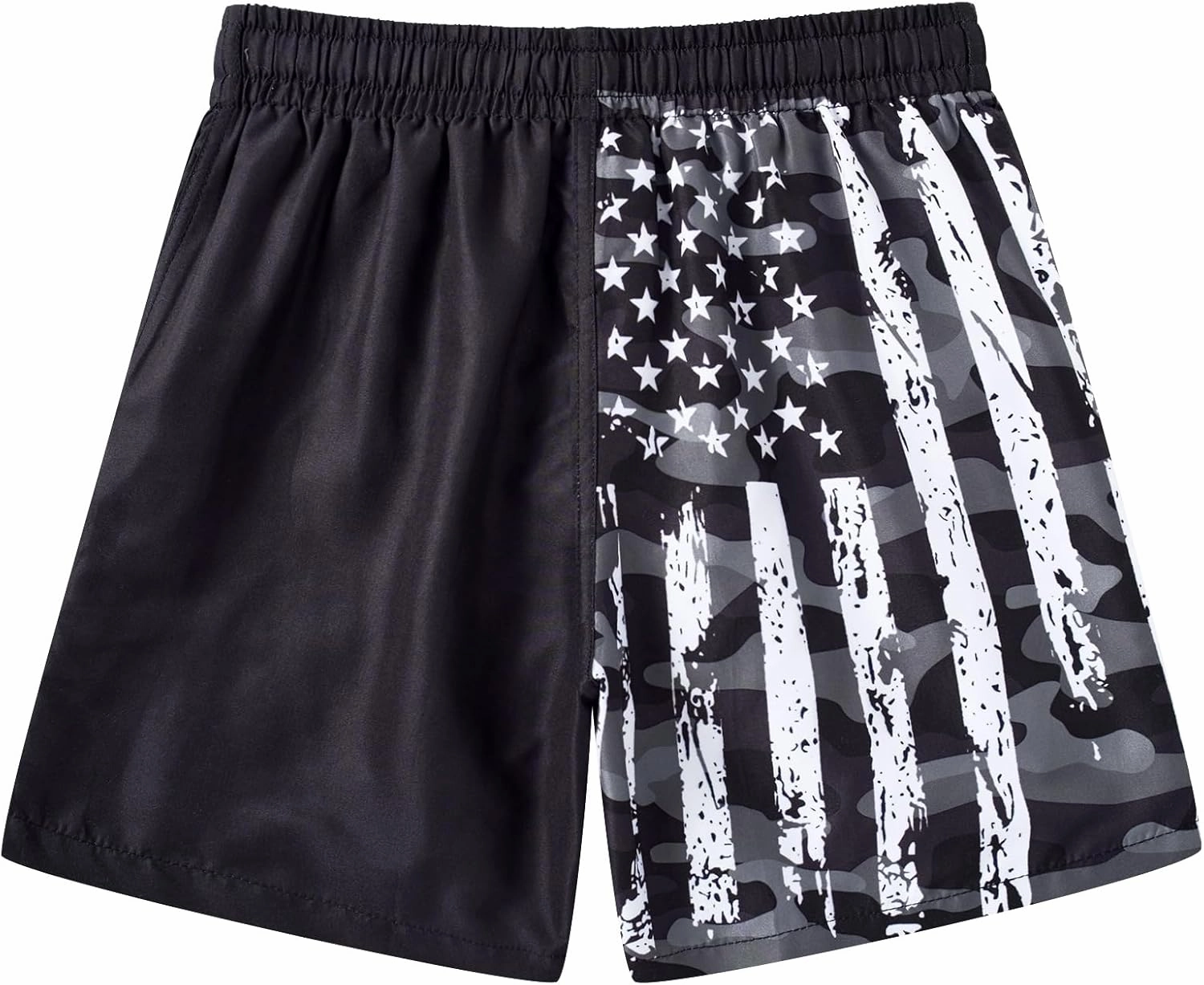 Idgreatim 5-16T Boys Swim Trunks with Compression Liner Summer Beach Quick Dry Swimsuit Bathing Suit