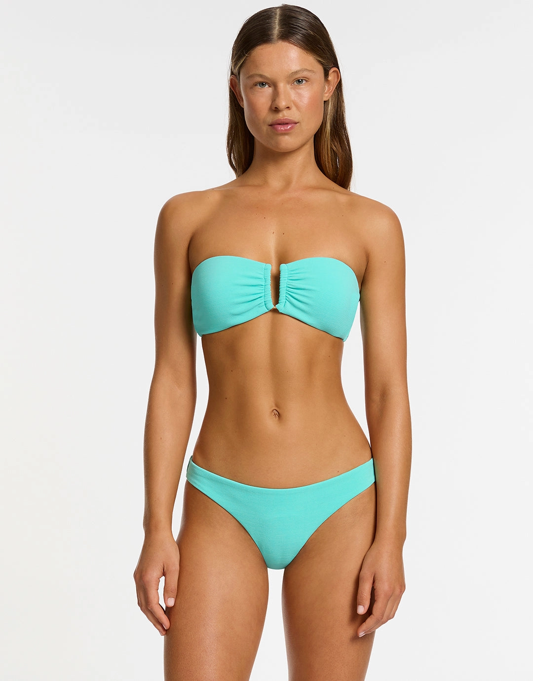 Isla Rib U Trim Bandeau Bikini Top - Dolce
