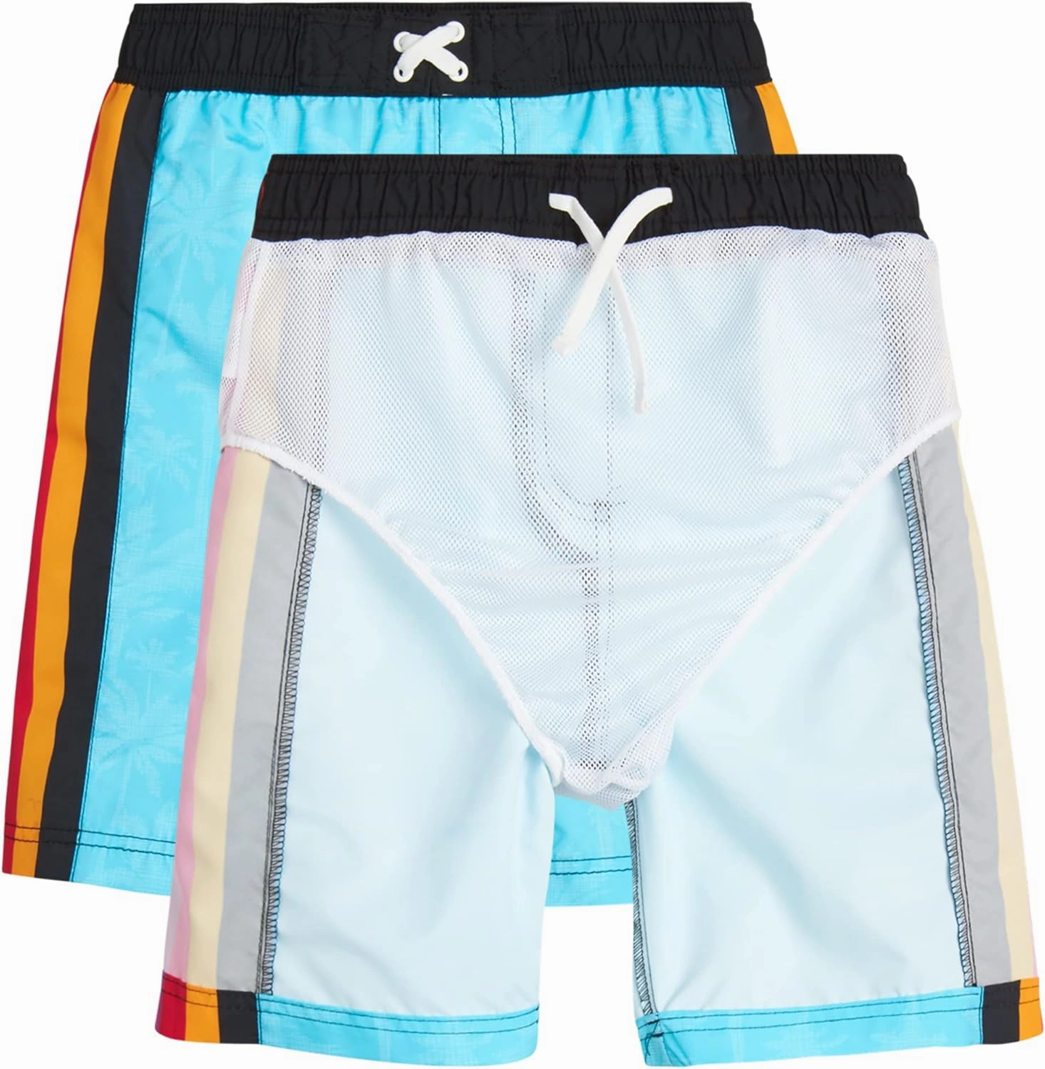 iXtreme Boys Rash Guard Set - 2 Piece UPF50  Sun Protection Quick Dry Short Sleeve Swim Shirt & Swim Trunks for Boys (12M-14)
