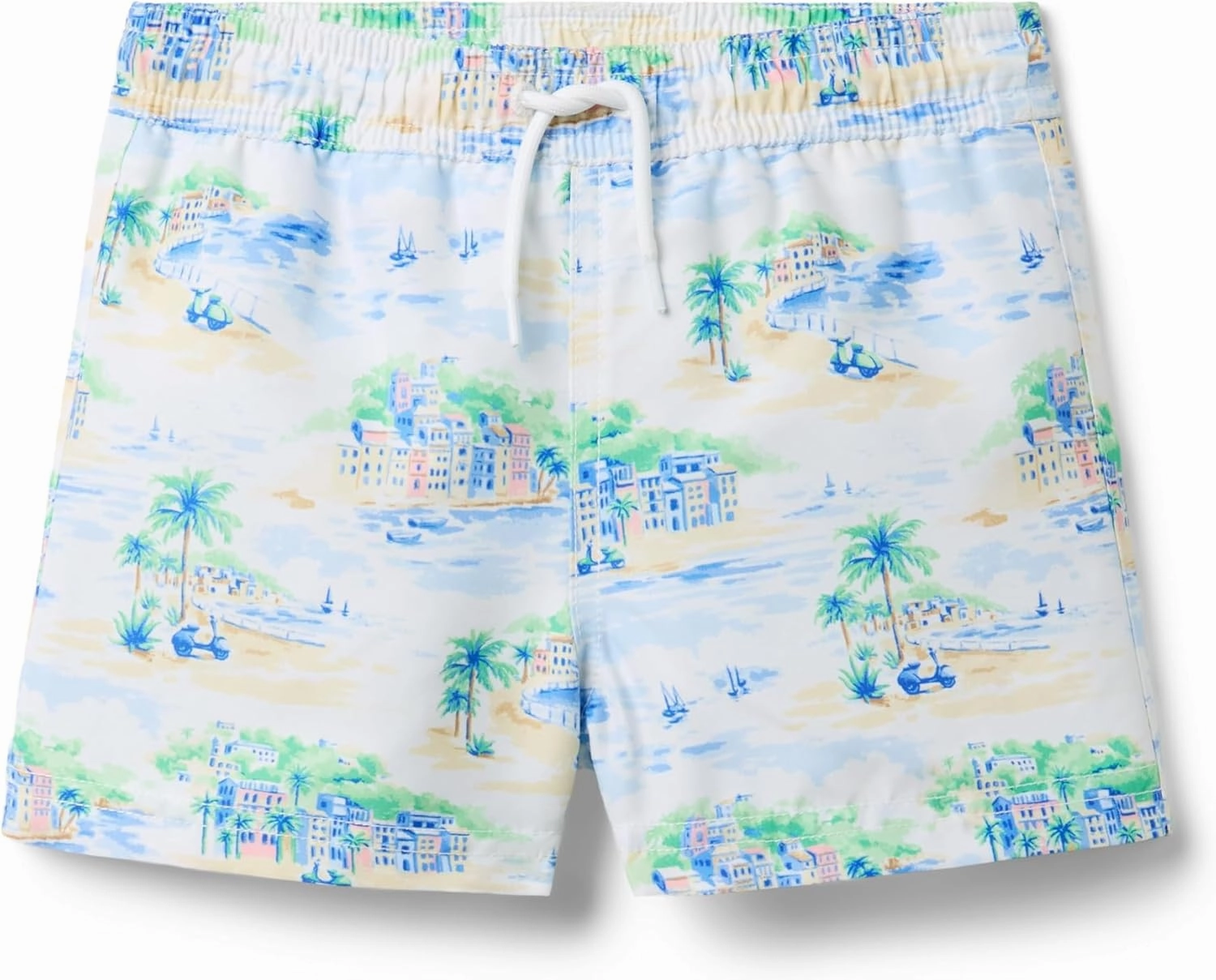 Janie and Jack Boys' Standard Printed Swim Shorts (Toddler/Little Big Kid)