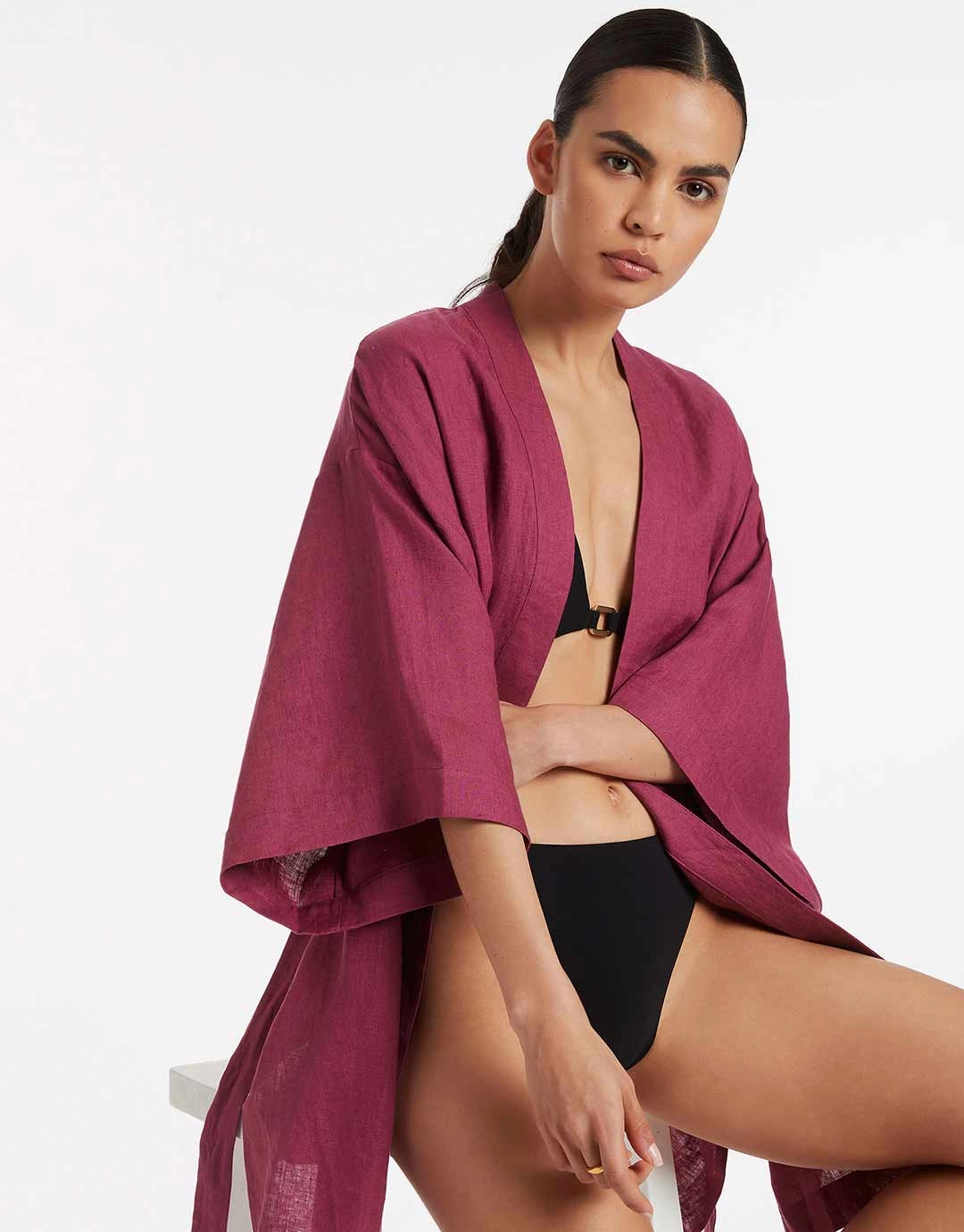 Jetset Beach Robe - Orchid