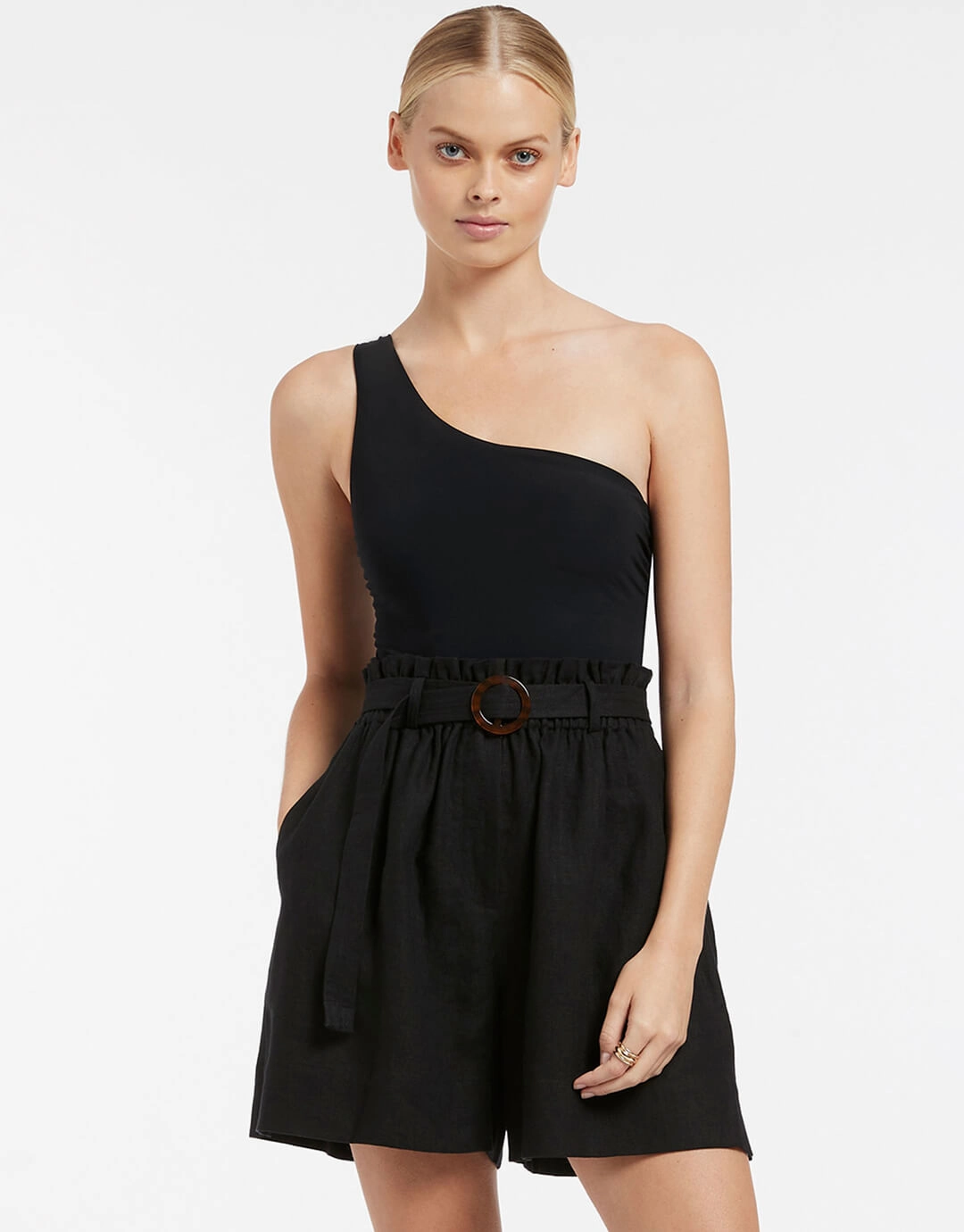 Jetset High Waist Short - Black
