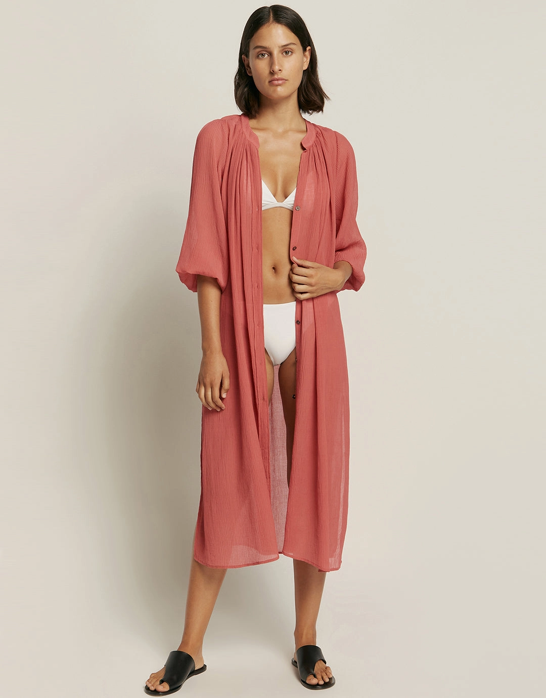 Jetset Maxi Shirt Dress - Sienna