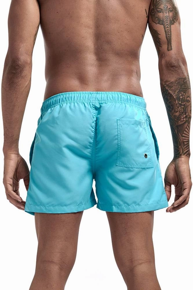 JIHUILAI Mens Swim Trunks Quick Dry Swim Shorts with Mesh Lining Beach Shorts Bathing Suits