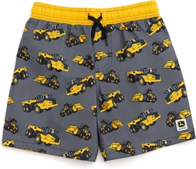 John Deere UPF 50  Swim Trunks with Drawstring Closure Toddler to Big Kid