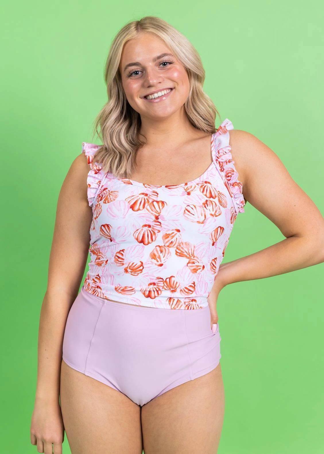 Just Lilac | Cut High Bottoms