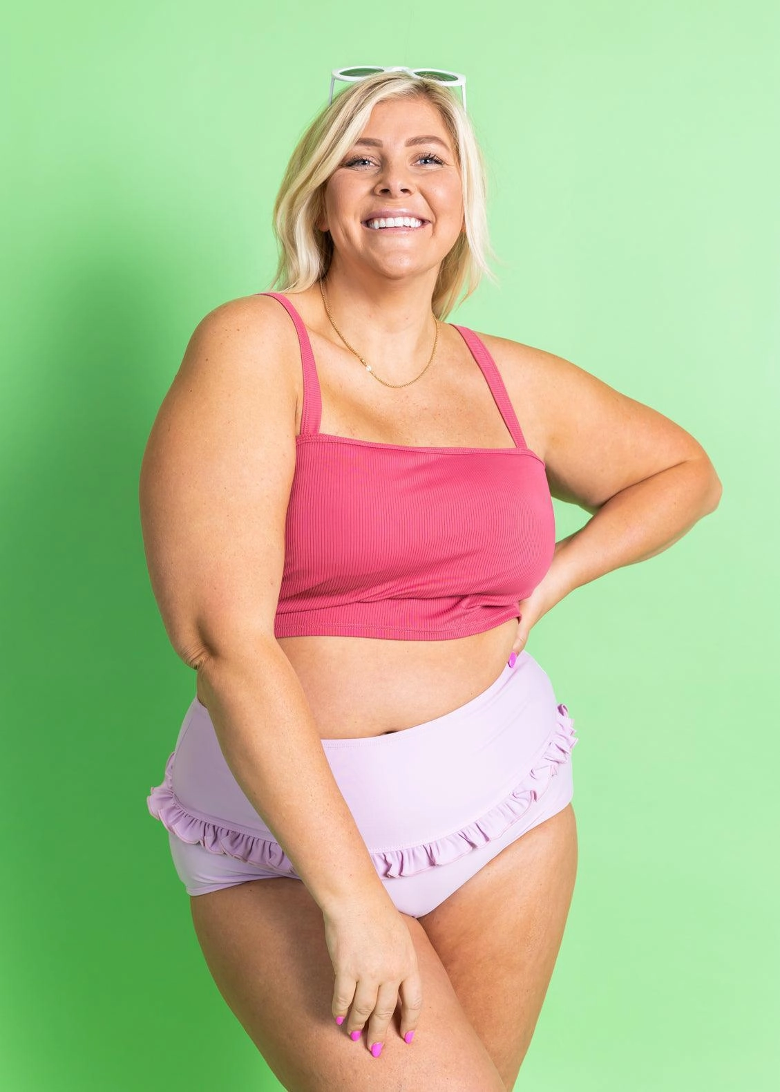 Just Lilac | Mid-Ruffle Bottoms