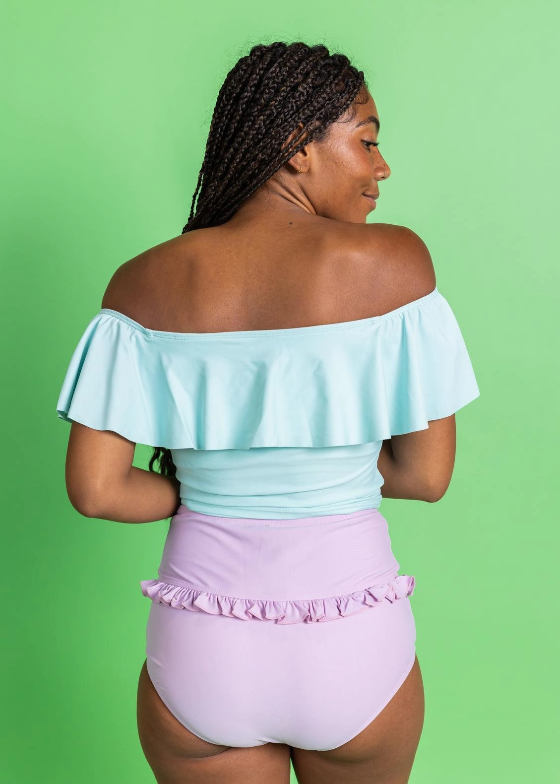 Just Lilac | Mid-Ruffle Bottoms