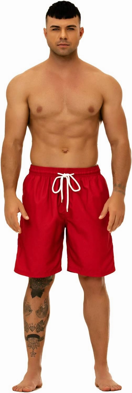 KAILUA SURF Big and Tall Mens Swim Trunks, 9" Mens Designer Bathing Suit Boardshorts