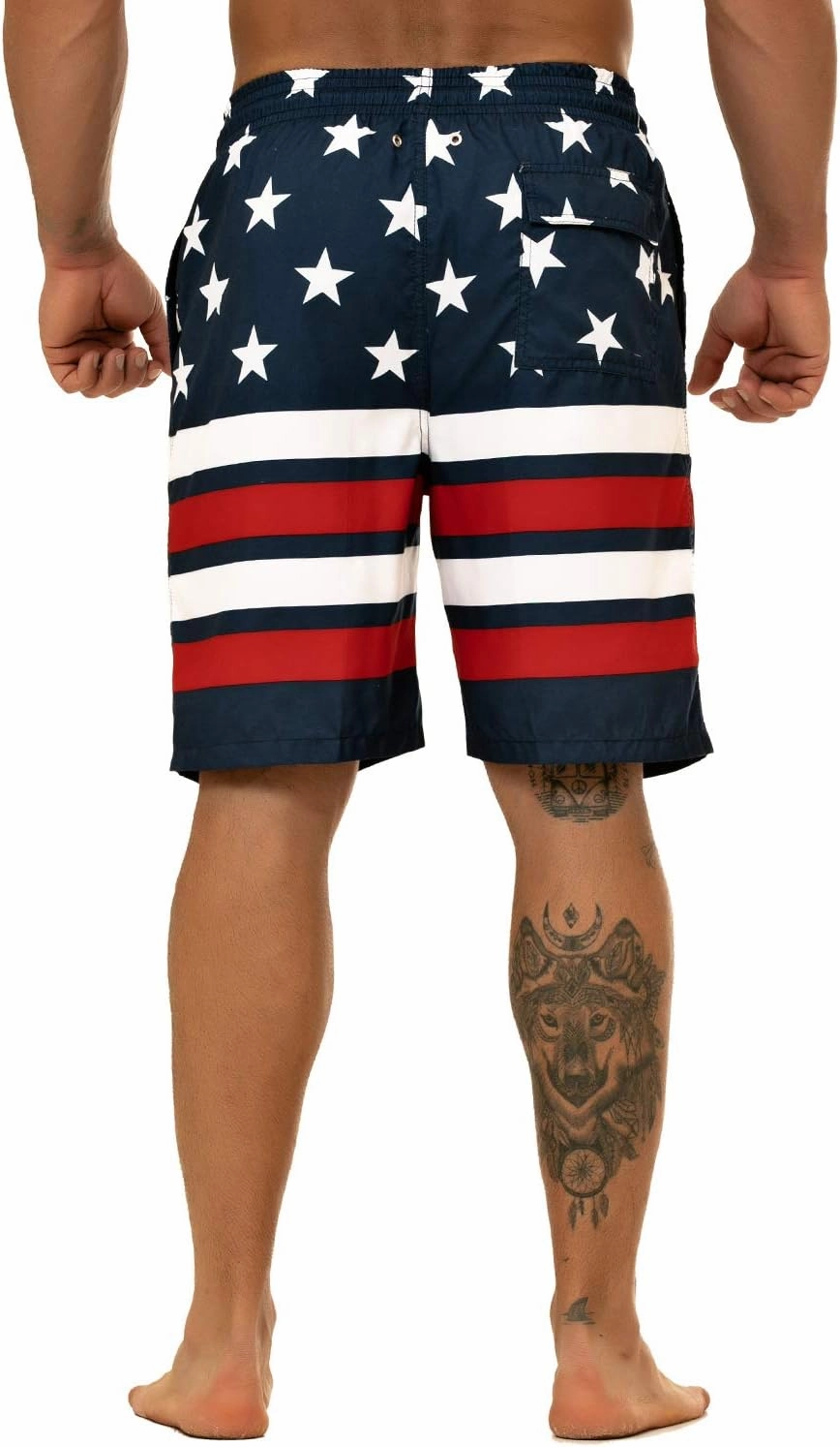 KAILUA SURF Big and Tall Mens Swim Trunks, 9" Mens Designer Bathing Suit Boardshorts