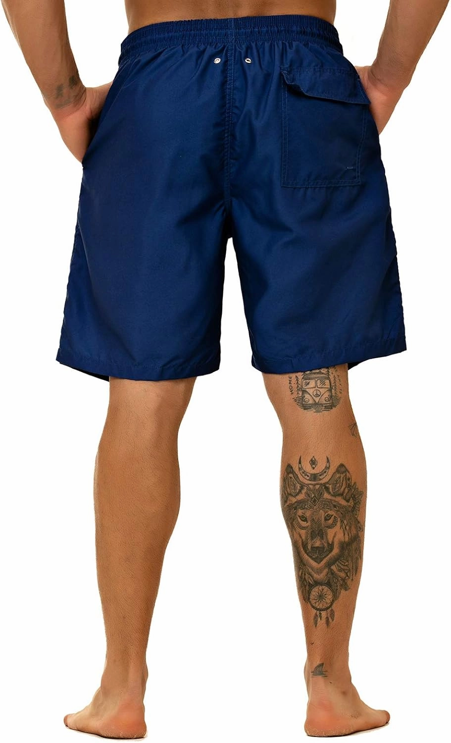 KAILUA SURF Big and Tall Mens Swim Trunks, 9" Mens Designer Bathing Suit Boardshorts