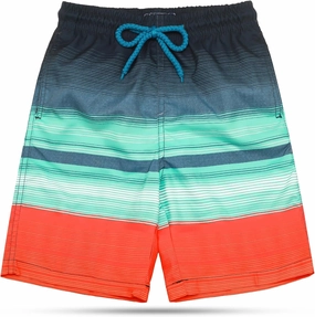 KAILUA SURF Boys' Swim Trunks Quick Dry Board Shorts with Mesh Liner, Sizes 2T-18/20