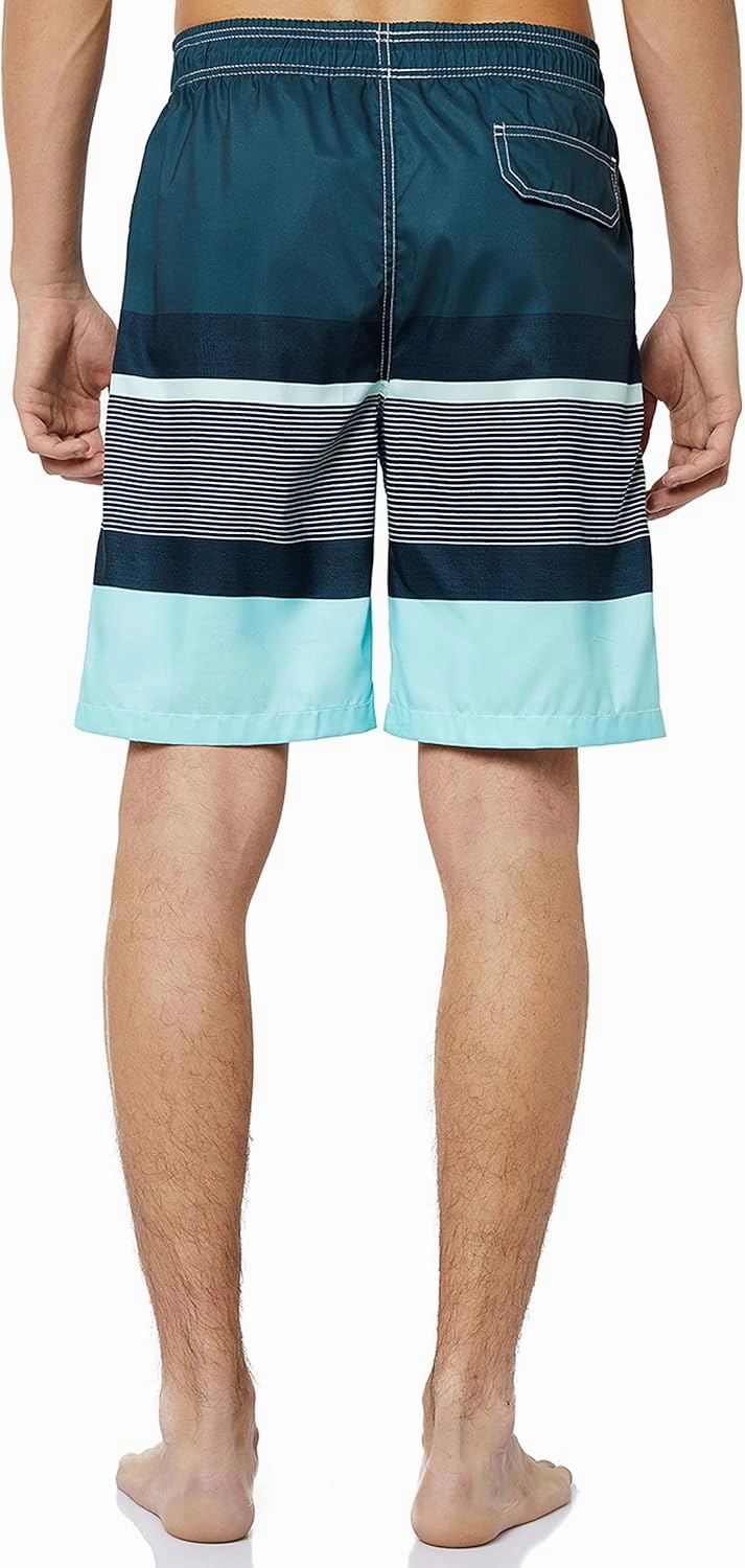 KAILUA SURF Mens Swim Trunks Long, Quick Dry Boardshorts, 9 Inches Inseam Bathing Suits with Mesh Lining