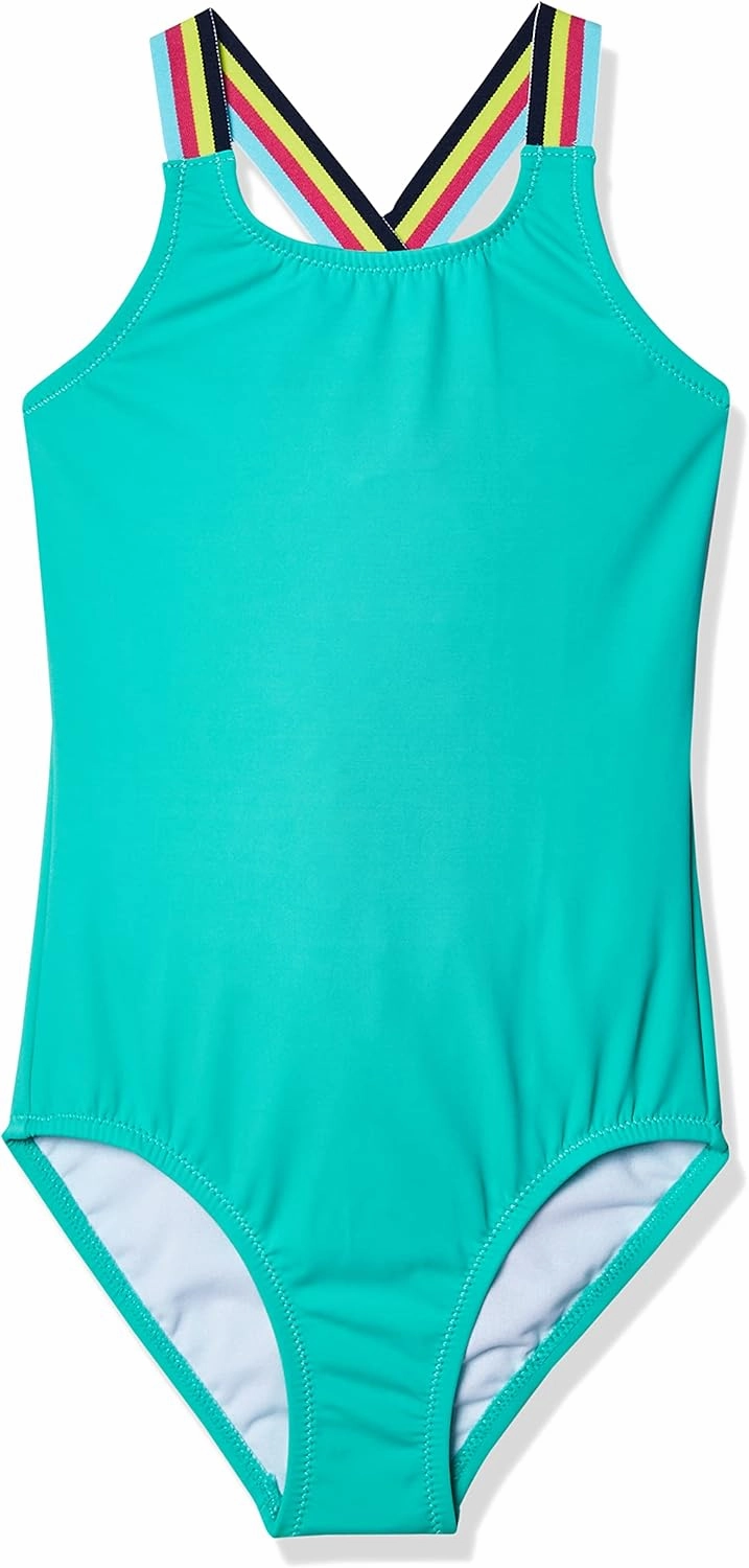 Kanu Surf Girls' Maggie UPF 50 Beach Sport Athletic One Piece Swimsuit