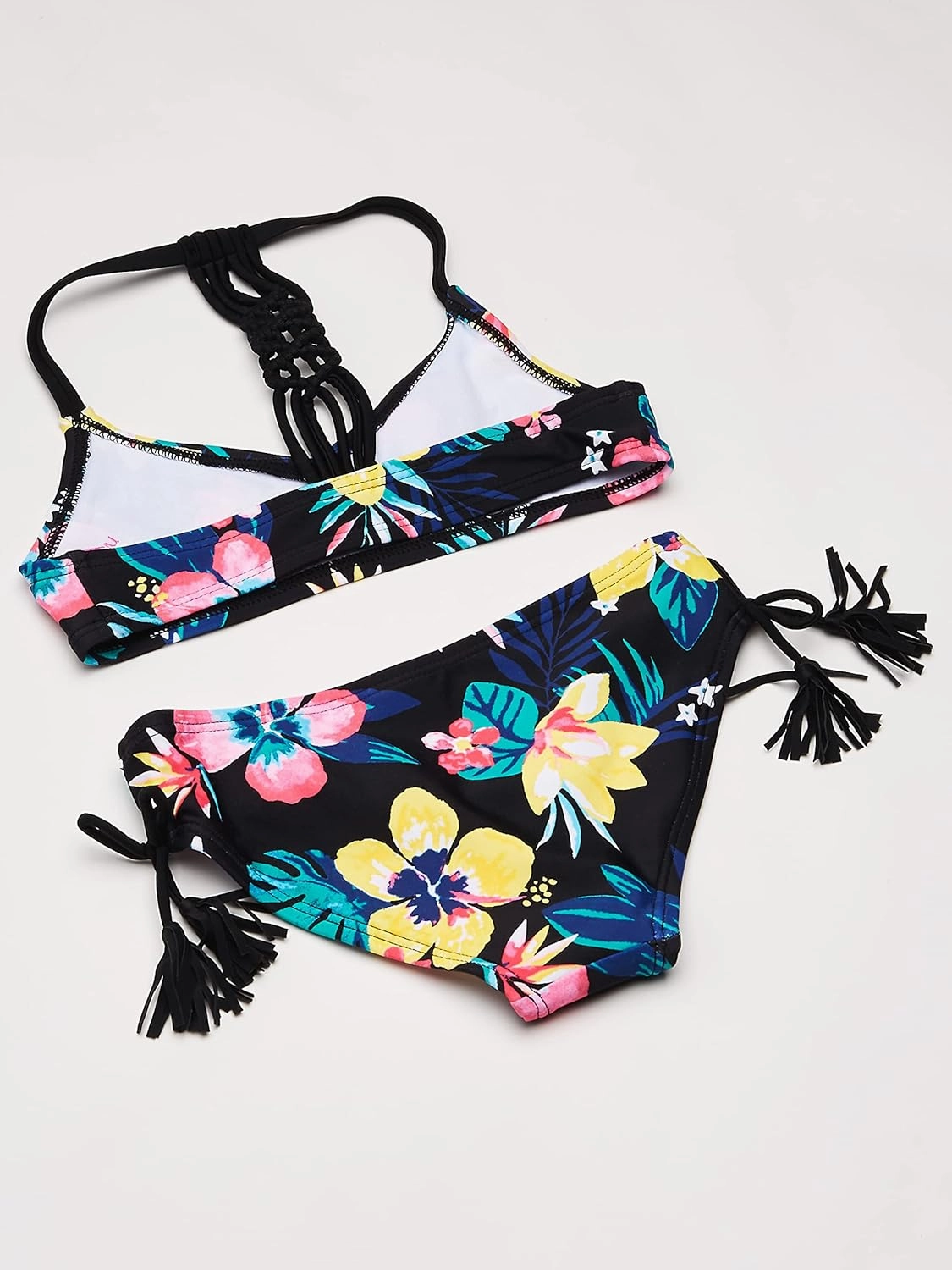 Kanu Surf Girls' Willow V-Neck Bikini Beach Sport 2-Piece Swimsuit