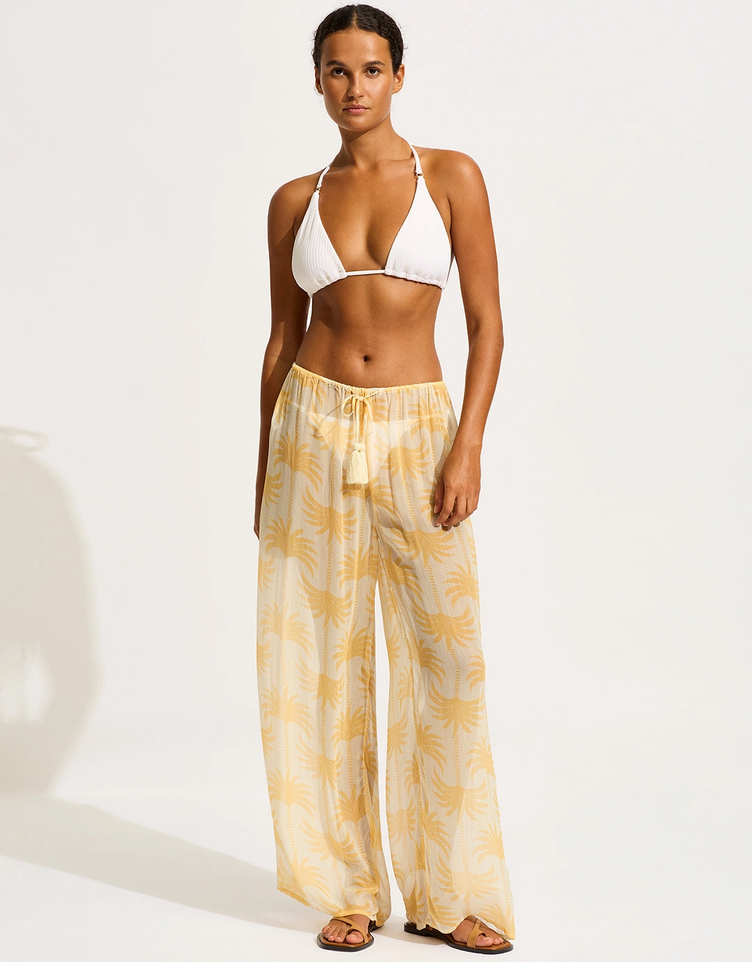 Kasbah Beach Pants - Ecru
