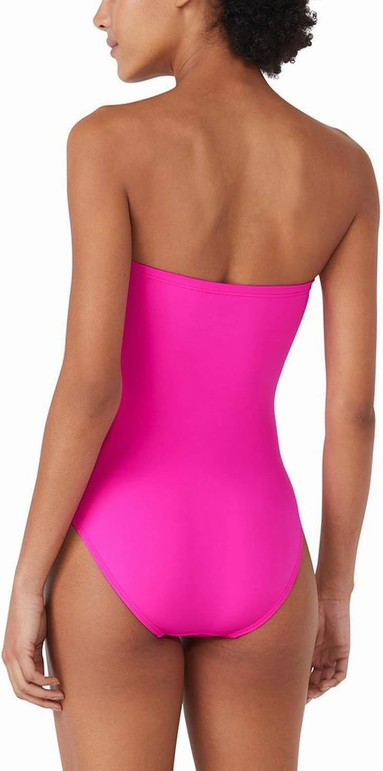 kate spade new york Women's Rosette Bandeau One Piece