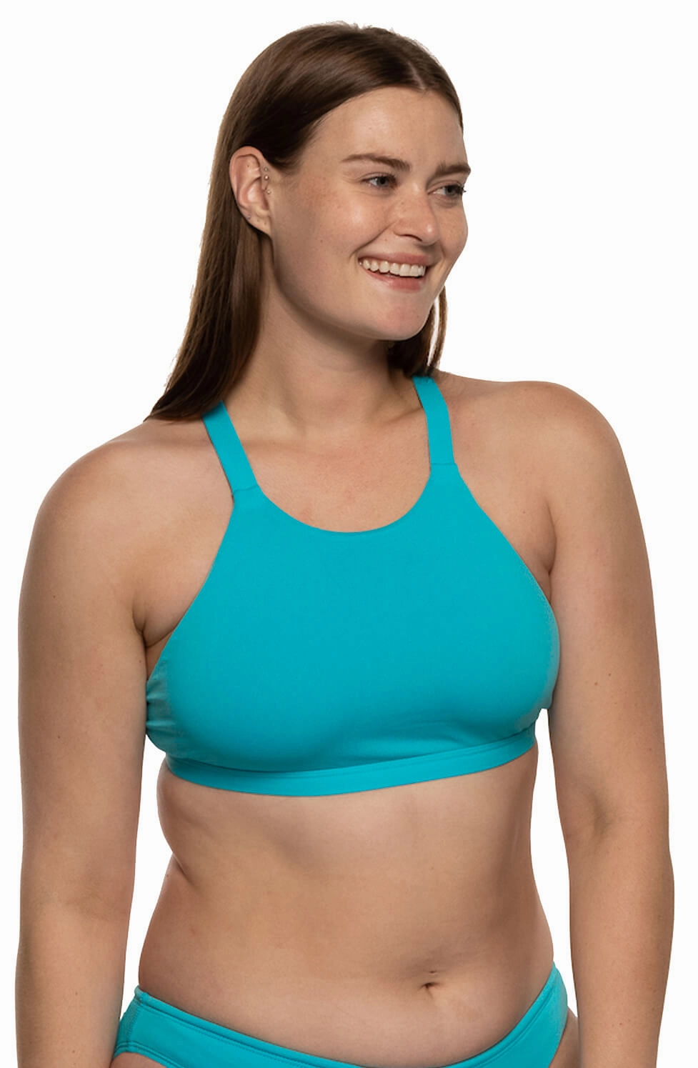 Kaylee Bikini Top - Hawaii Blue