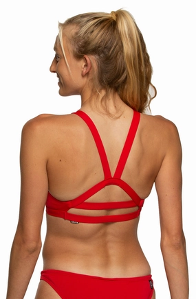 Kaylee Bikini Top - Red