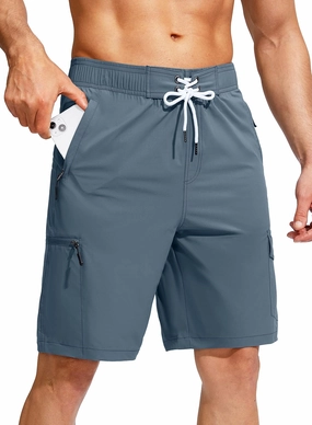 Kayrth Men's Swim Trunks Quick Dry Board Shorts with 5 Pockets Swimsuit Swimwear for Men - No Mesh Liner