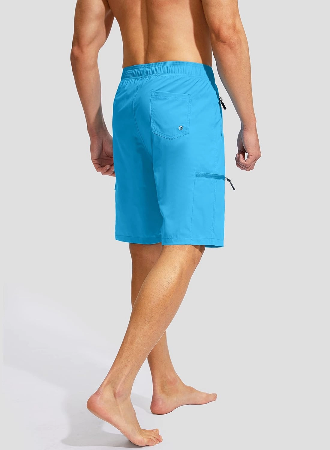 Kayrth Men's Swim Trunks Quick Dry Board Shorts with 5 Pockets Swimsuit Swimwear for Men - No Mesh Liner