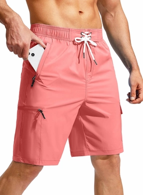 Kayrth Men's Swim Trunks Quick Dry Board Shorts with 5 Pockets Swimsuit Swimwear for Men - No Mesh Liner