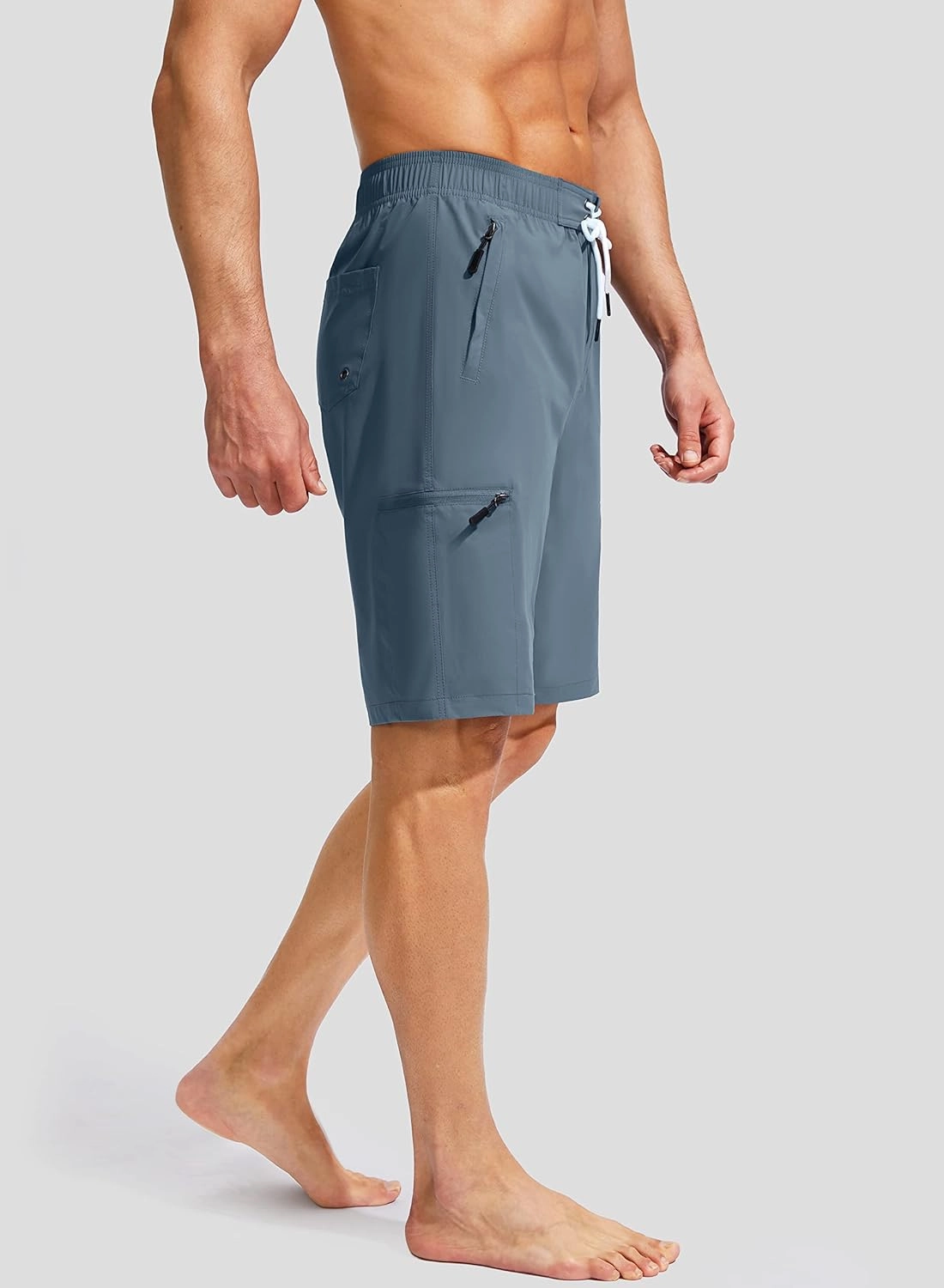 Kayrth Men's Swim Trunks Quick Dry Board Shorts with 5 Pockets Swimsuit Swimwear for Men - No Mesh Liner