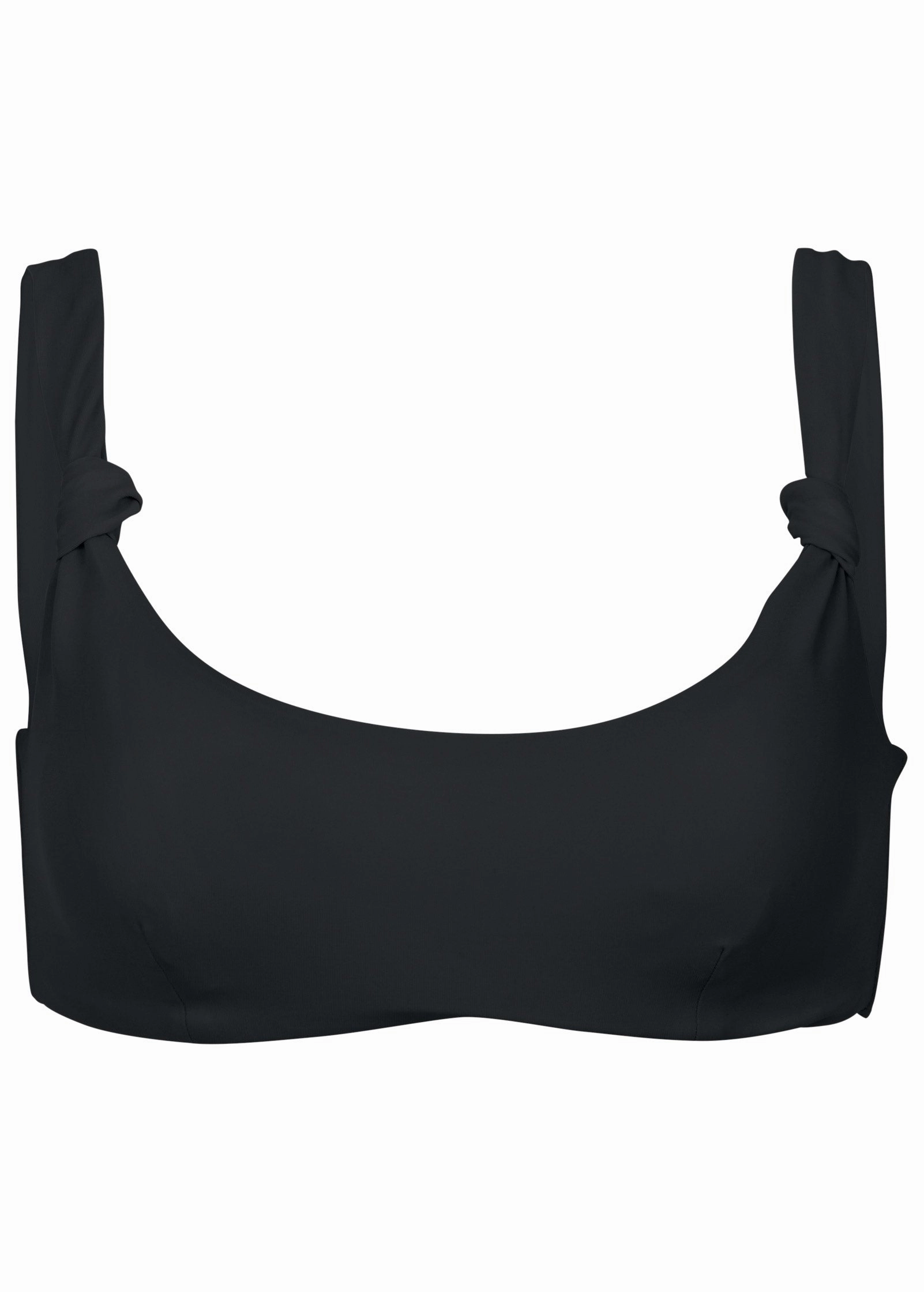 Knotted Sport Top - Black Beauty