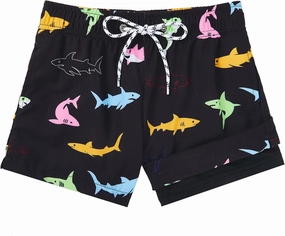 Komorebi Boys Swim Trunks with Compression Liner Swim Shorts Kids Quick Dry UPF 50  Bathing Suit Boys' Swimwear 8-16T