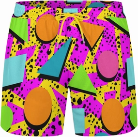 KSLIDS Mens Swim Trunks with Compression Liner 2-in-1 Swimming Shorts 5 inch Inseam Quick Dry Beach Board Shorts