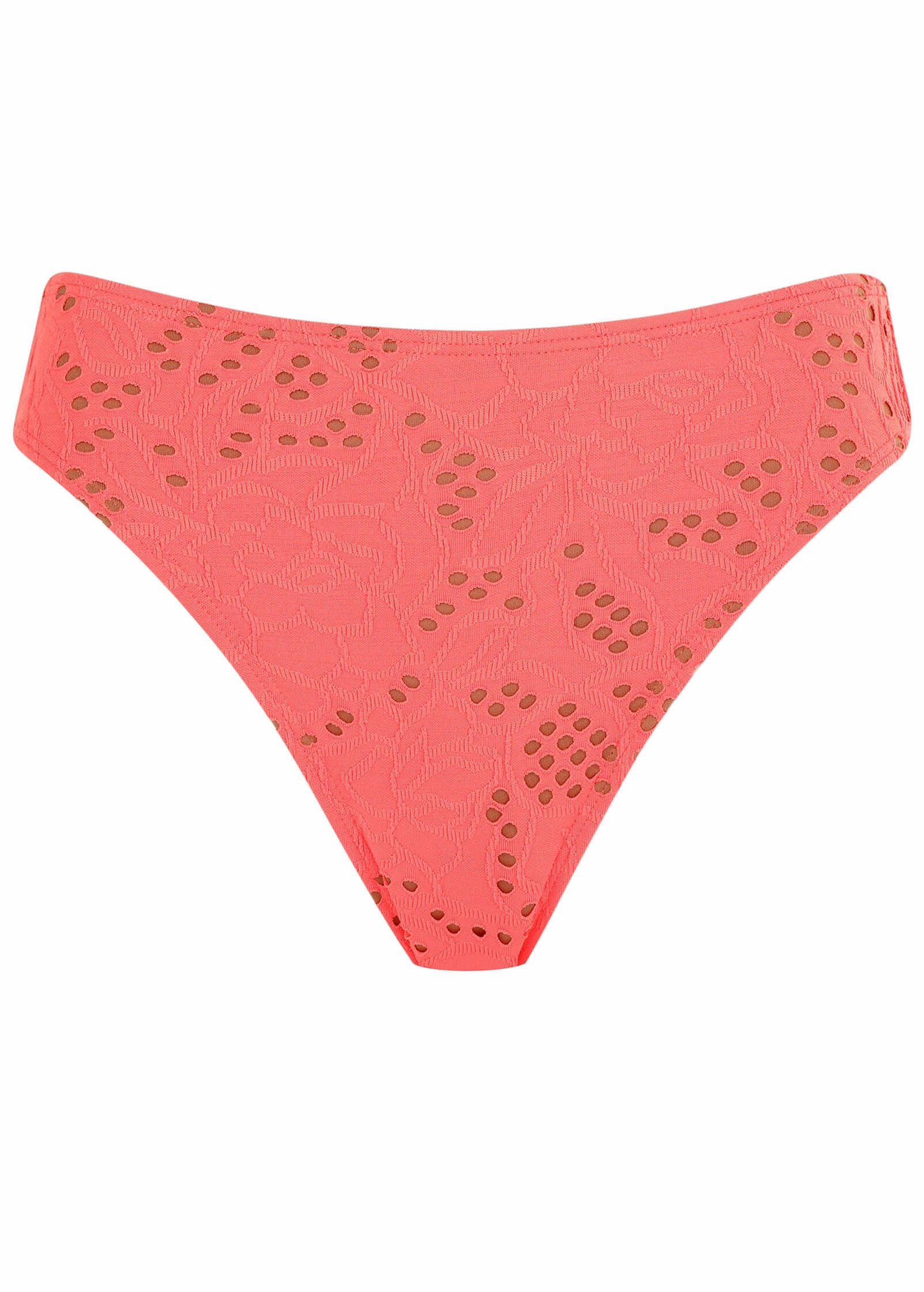 Lace Fiji Moderate Bottom  - Coral