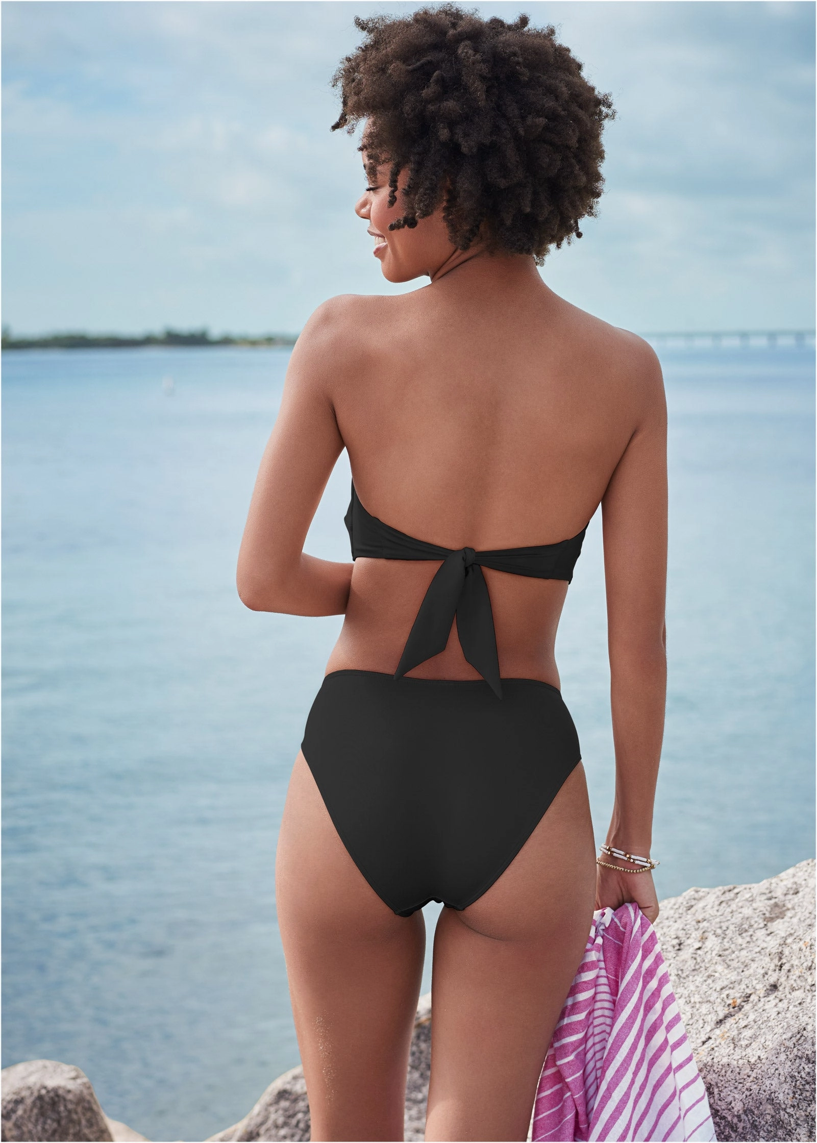 Lace-Up Bottom - Black Beauty