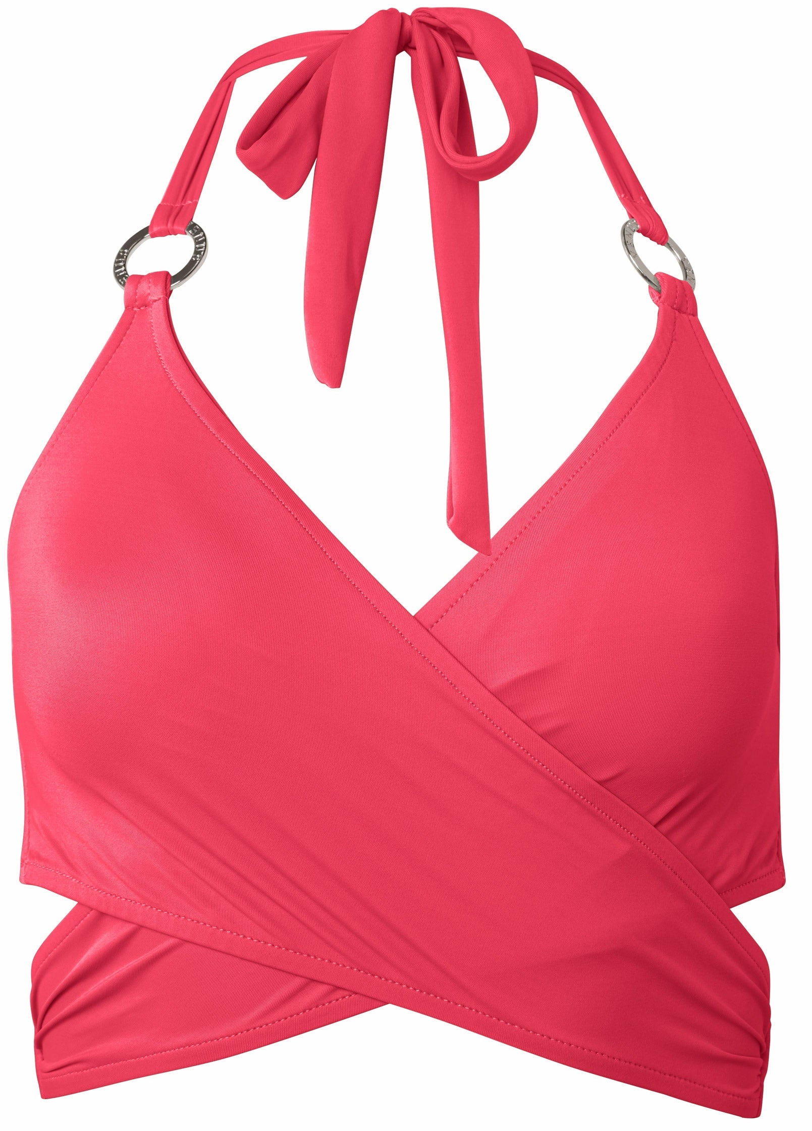Laguna Wrap Bikini Top - Watermelon