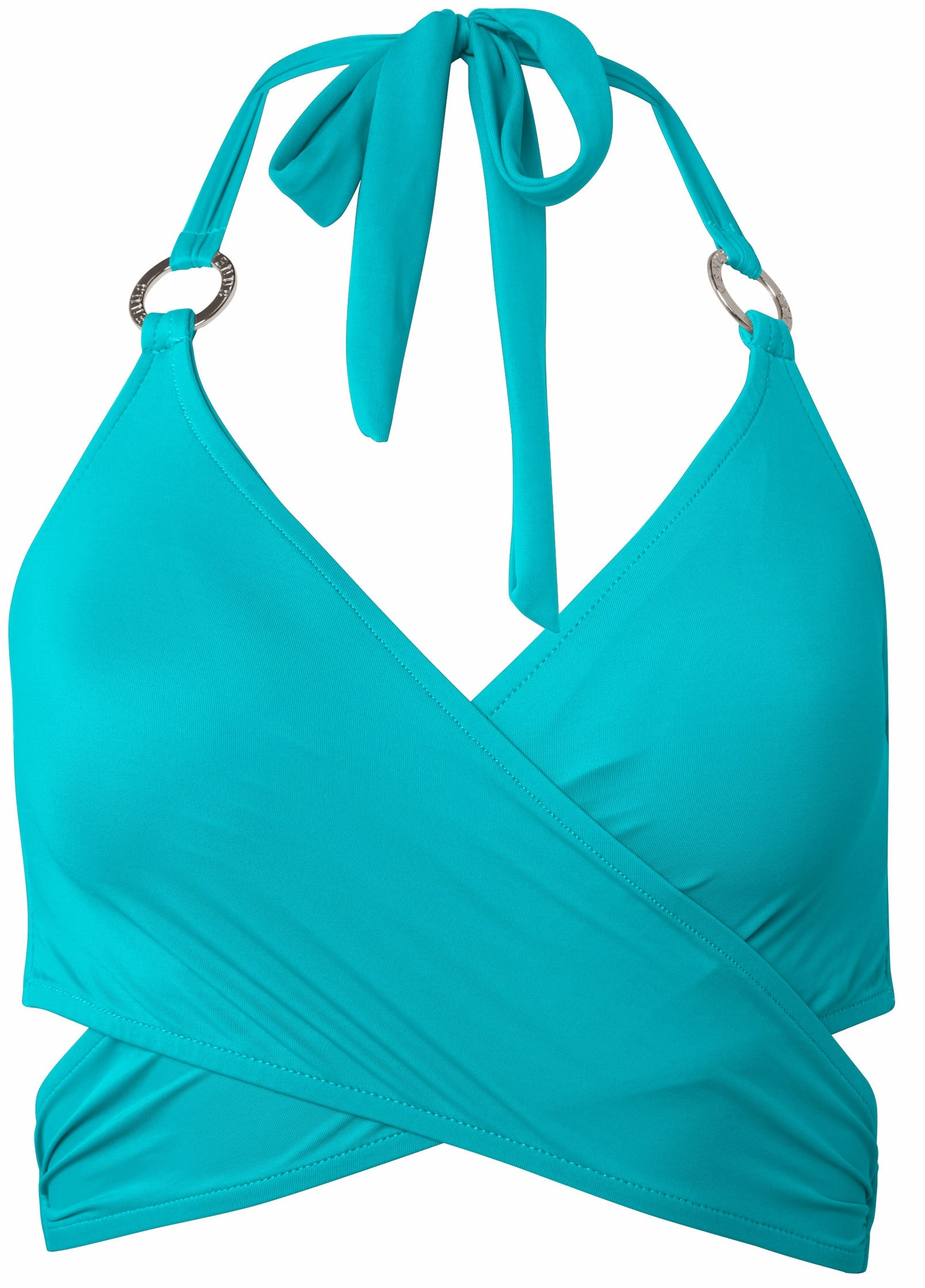 Laguna Wrap Underwire Top - Aqua Reef