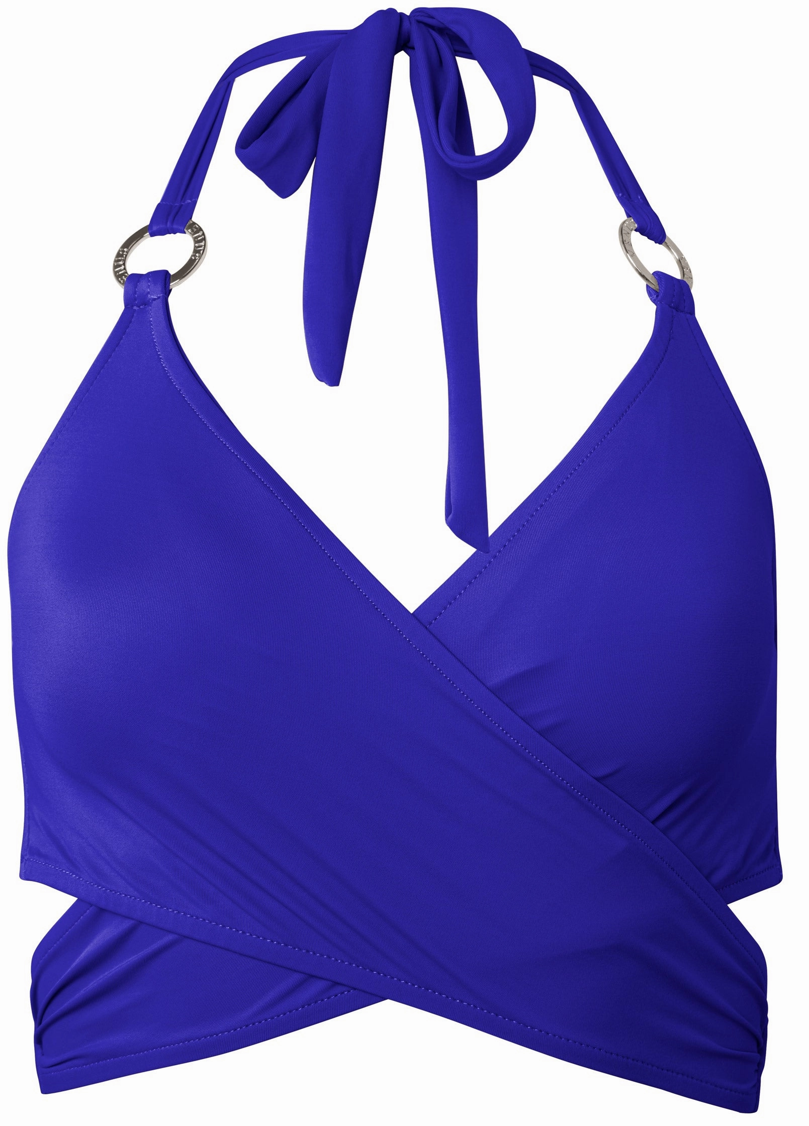 Laguna Wrap Underwire Top - Cobalt Blue