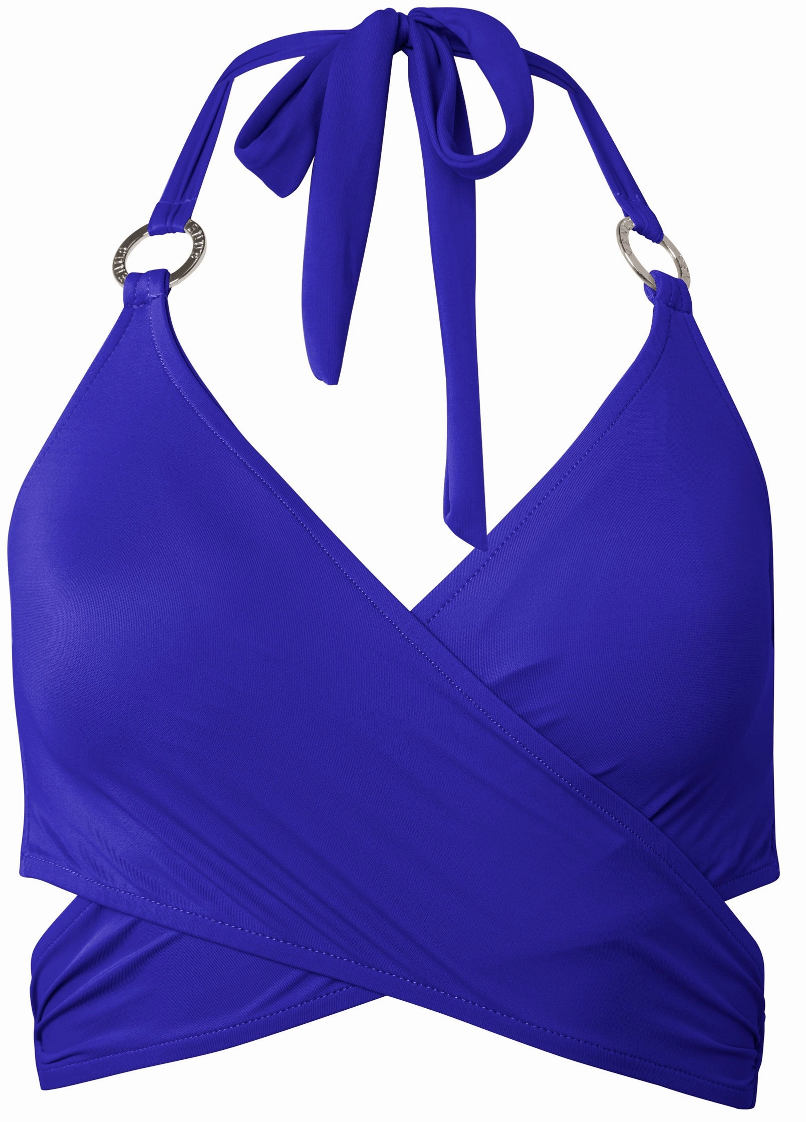 Laguna Wrap Underwire Top - Cobalt Blue