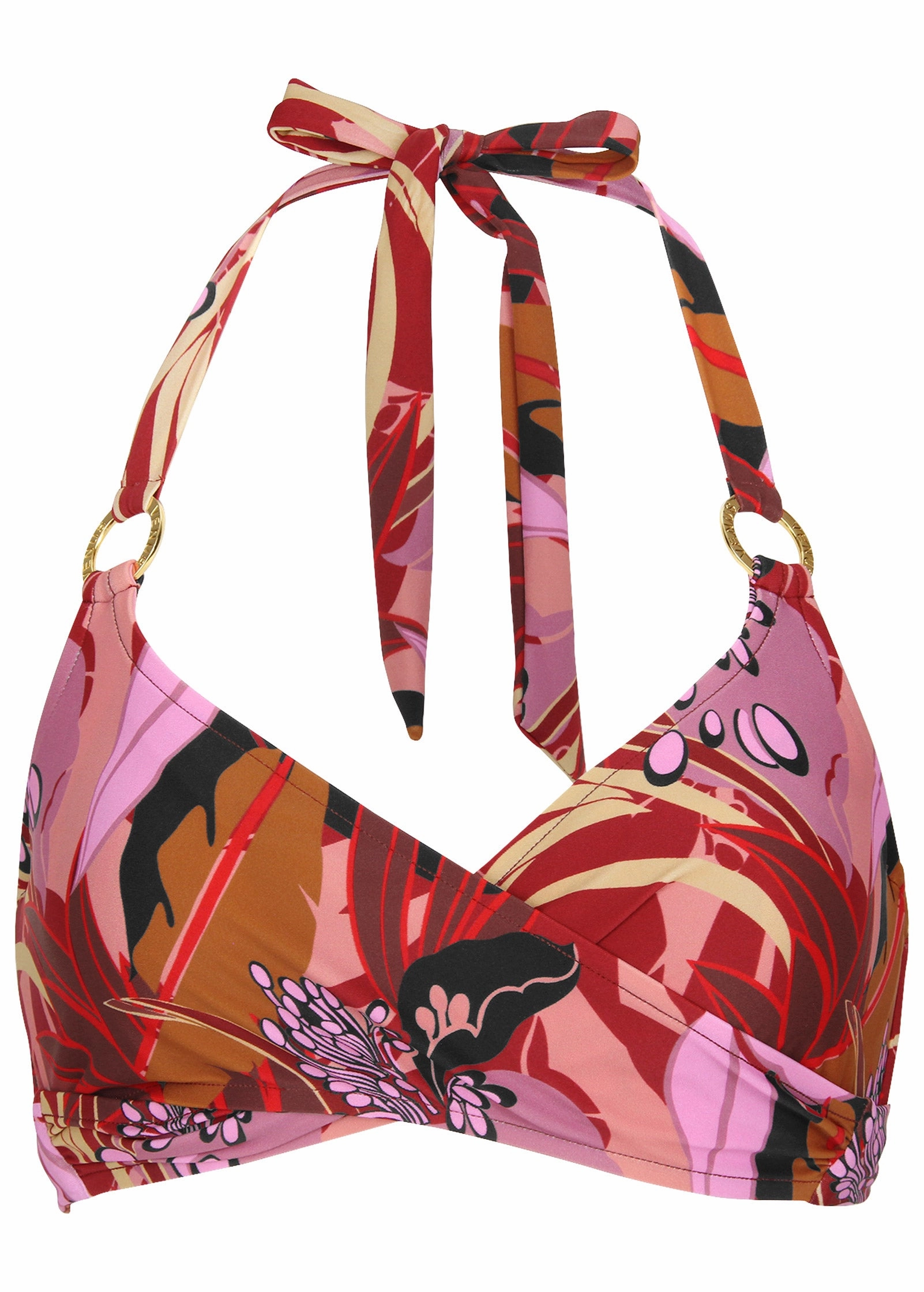 Laguna Wrap Underwire Top - Exotic Floral