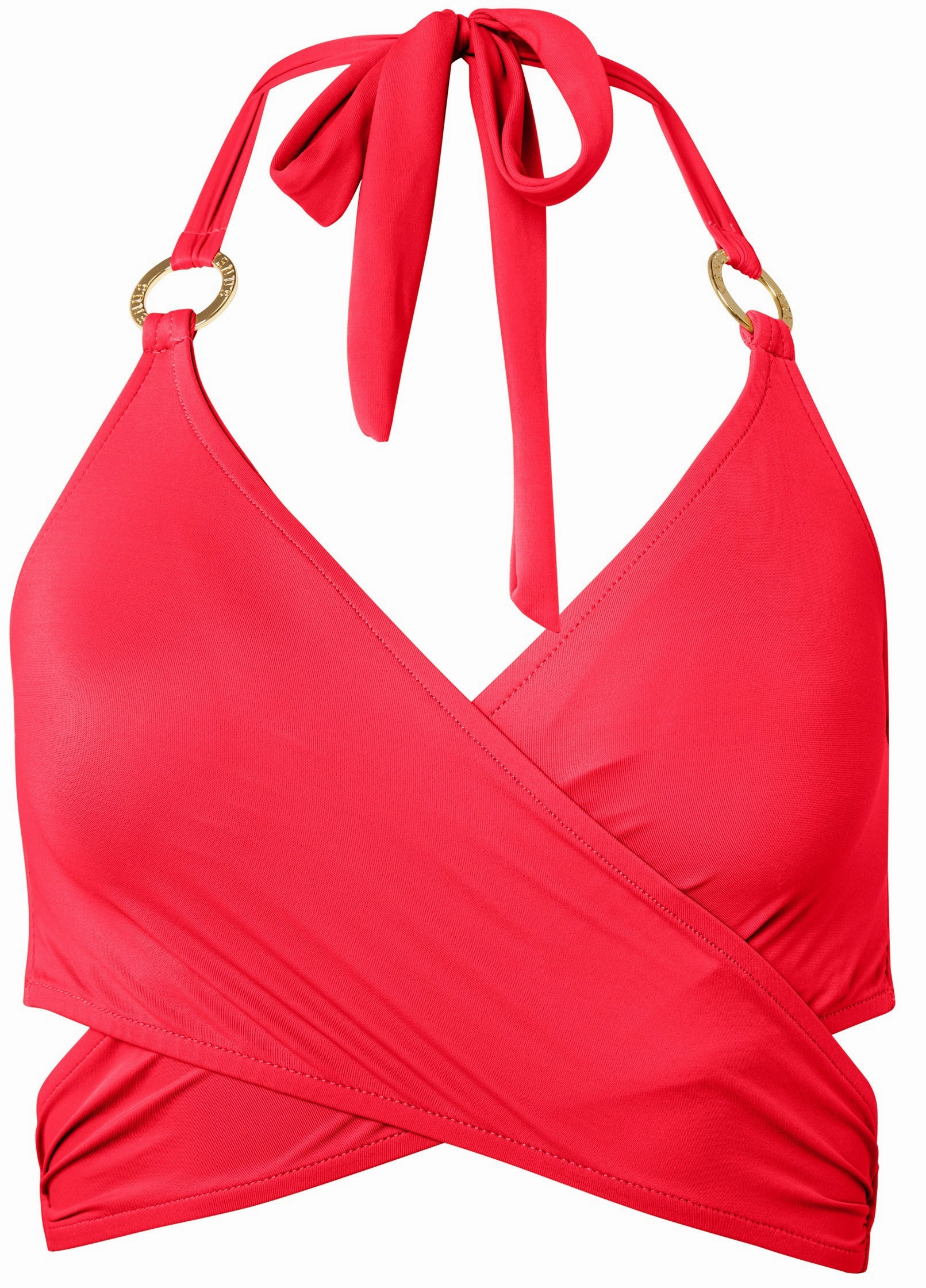 Laguna Wrap Underwire Top - Sweet Red