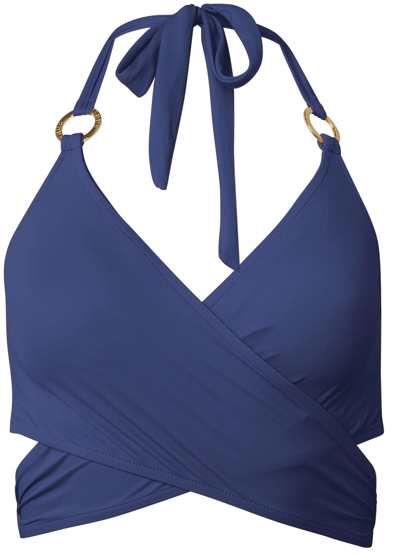 Laguna Wrap Underwire Top - Ultramarine Blue