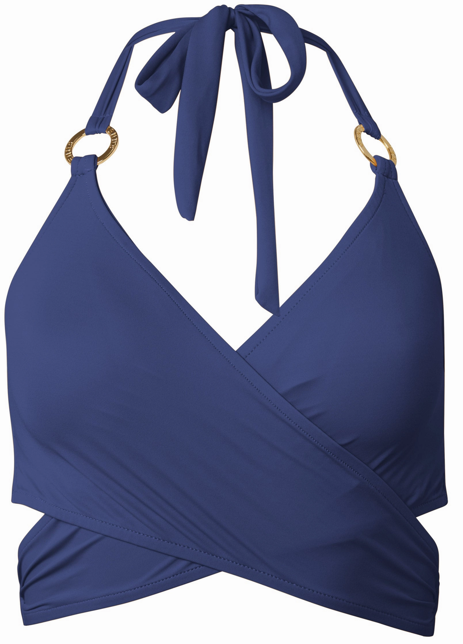 Laguna Wrap Underwire Top - Ultramarine Blue