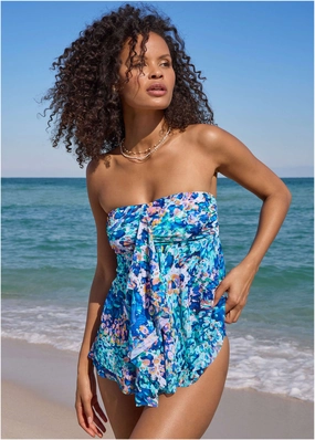 Lanai Bandeau Tankini - Harmonious