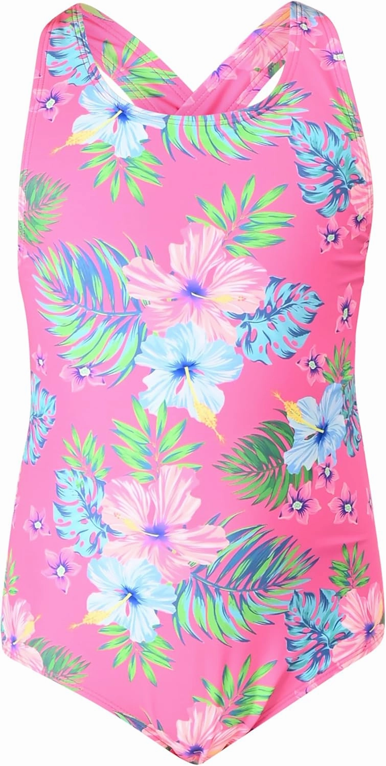 Lands' End Girls' Swimwear UPF 50 One Piece Swim Suit (XS-XL)